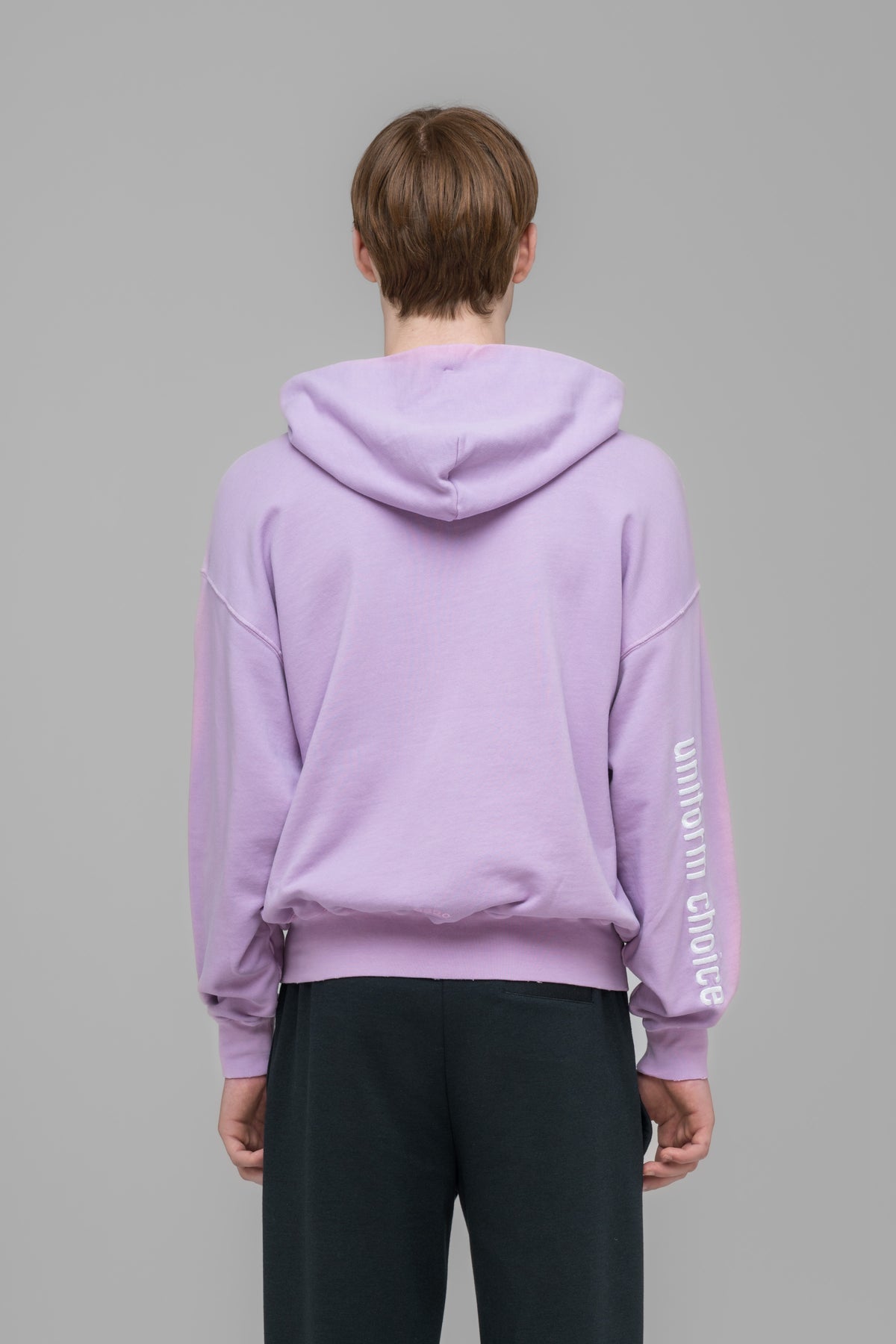 "ROUTINE" ZIP HOODIE PINK