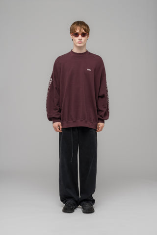 "HARDCORE SINCE 2001" OVERSIZED CREWNECK