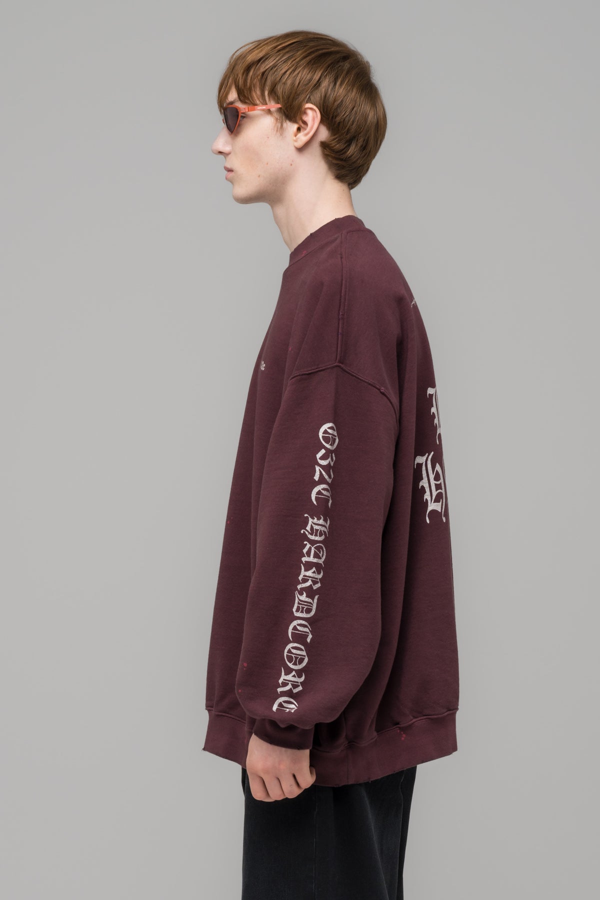 "HARDCORE SINCE 2001" OVERSIZED CREWNECK