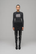 "HARDCORE WELLNESS" TIGHT LONGSLEEVE