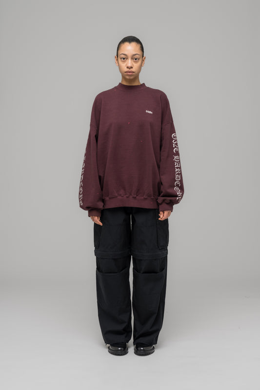 "HARDCORE SINCE 2001" OVERSIZED CREWNECK