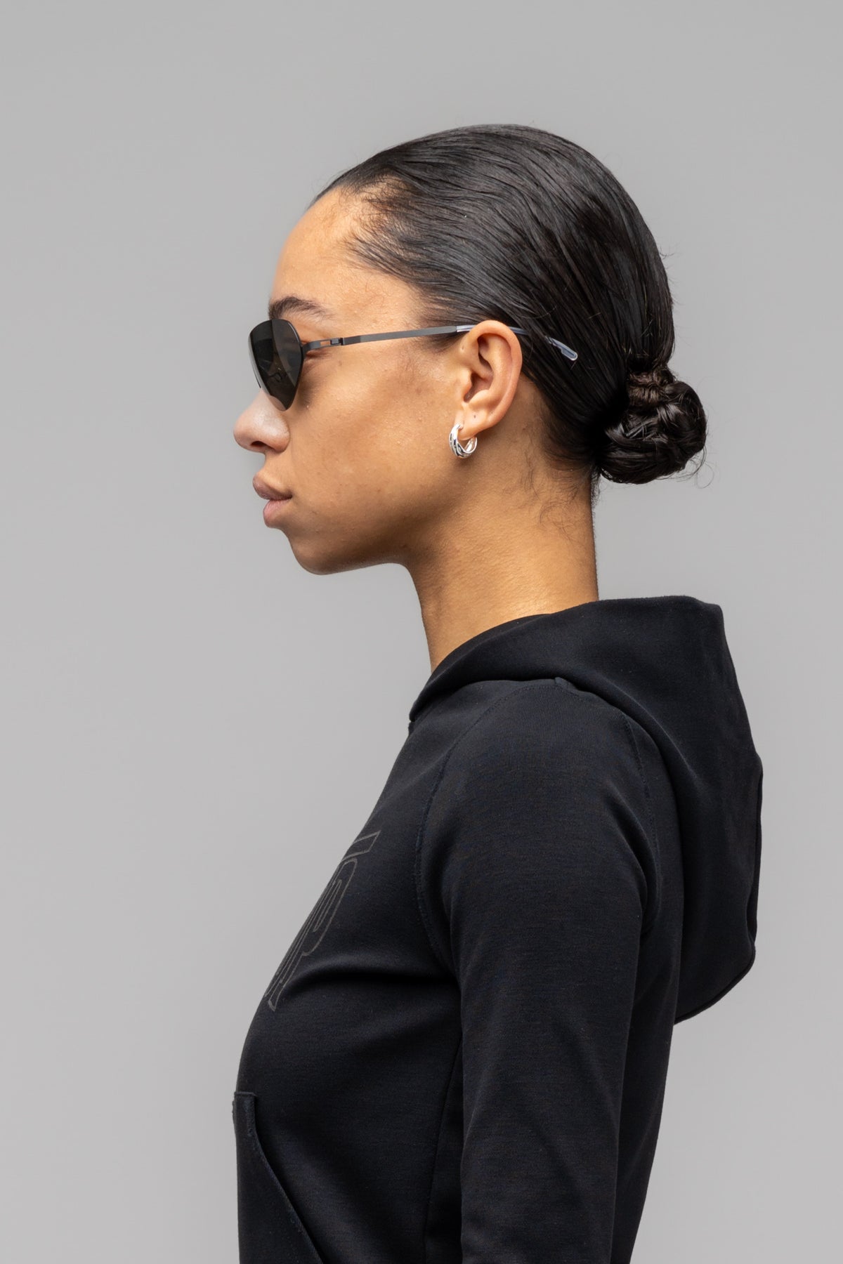 MYKITA | 032c ALPINE Sunglasses Black Solid