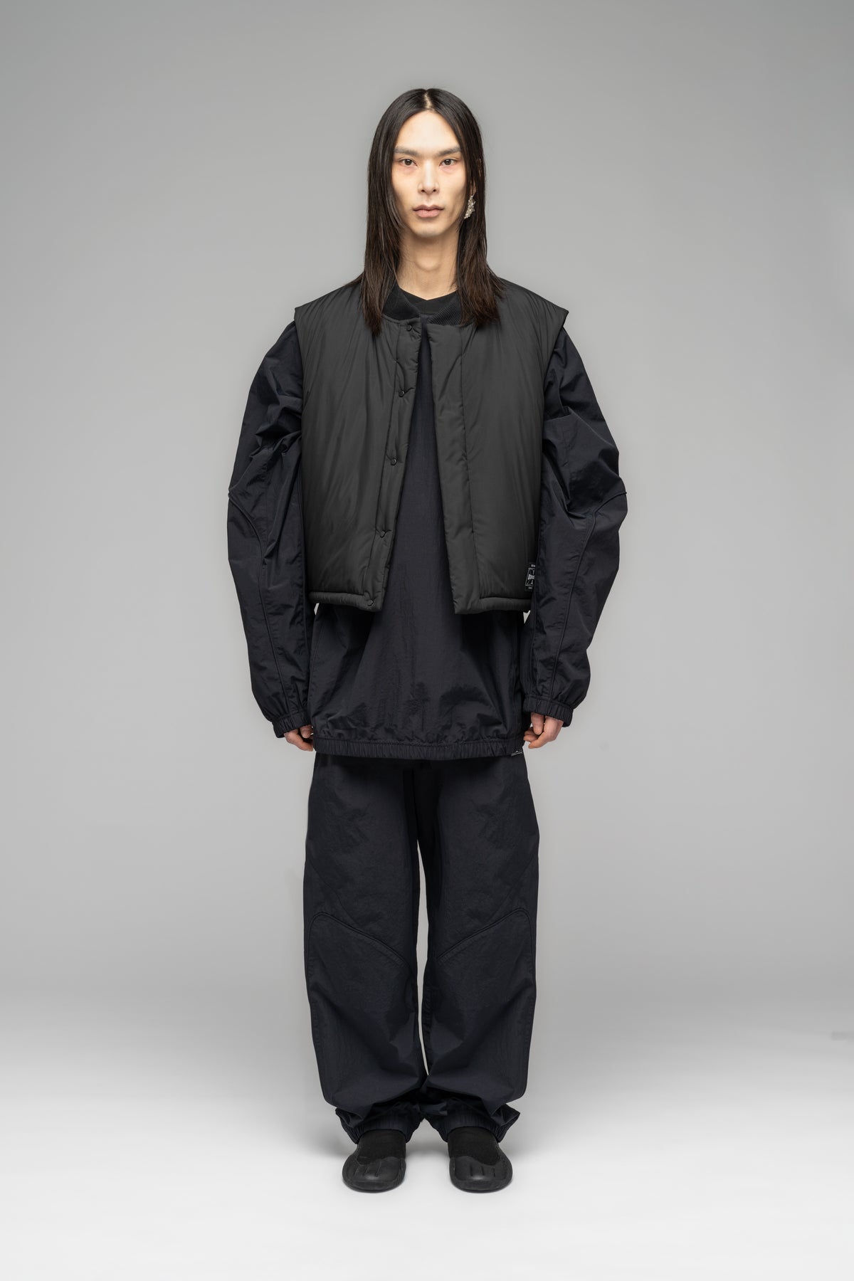 "SPIDERLEG" SYSTEM CROPPED PUFFER VEST