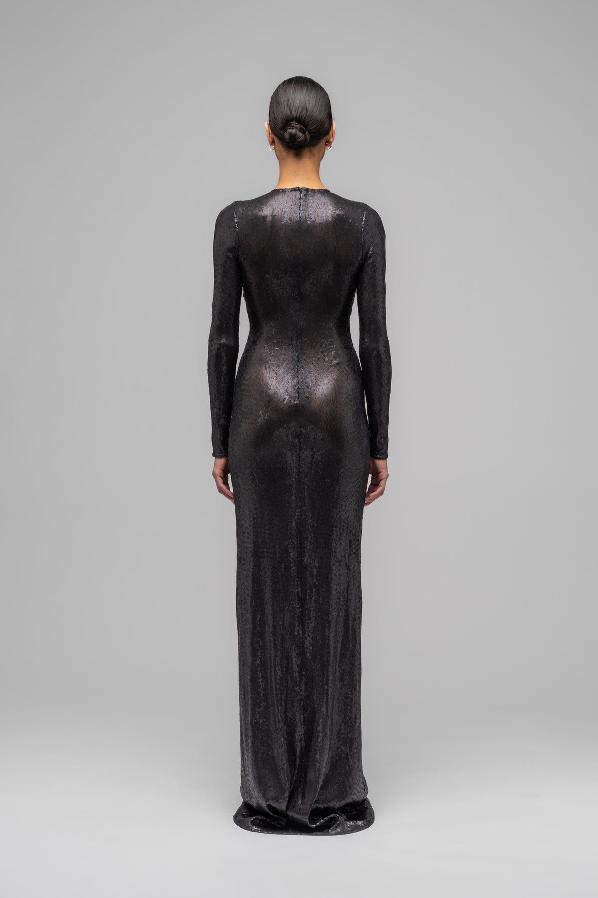 "IRENE" SEQUINNED EVENING DRESS