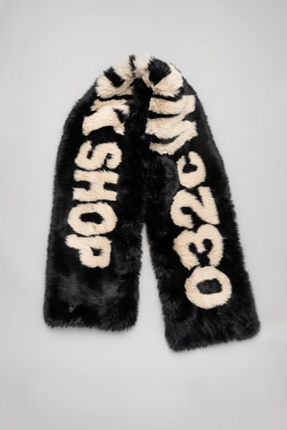 "ANTI-GAUGUIN" FAUX FUR SCARF