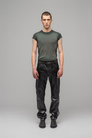 "UMA" LEATHER TROUSERS