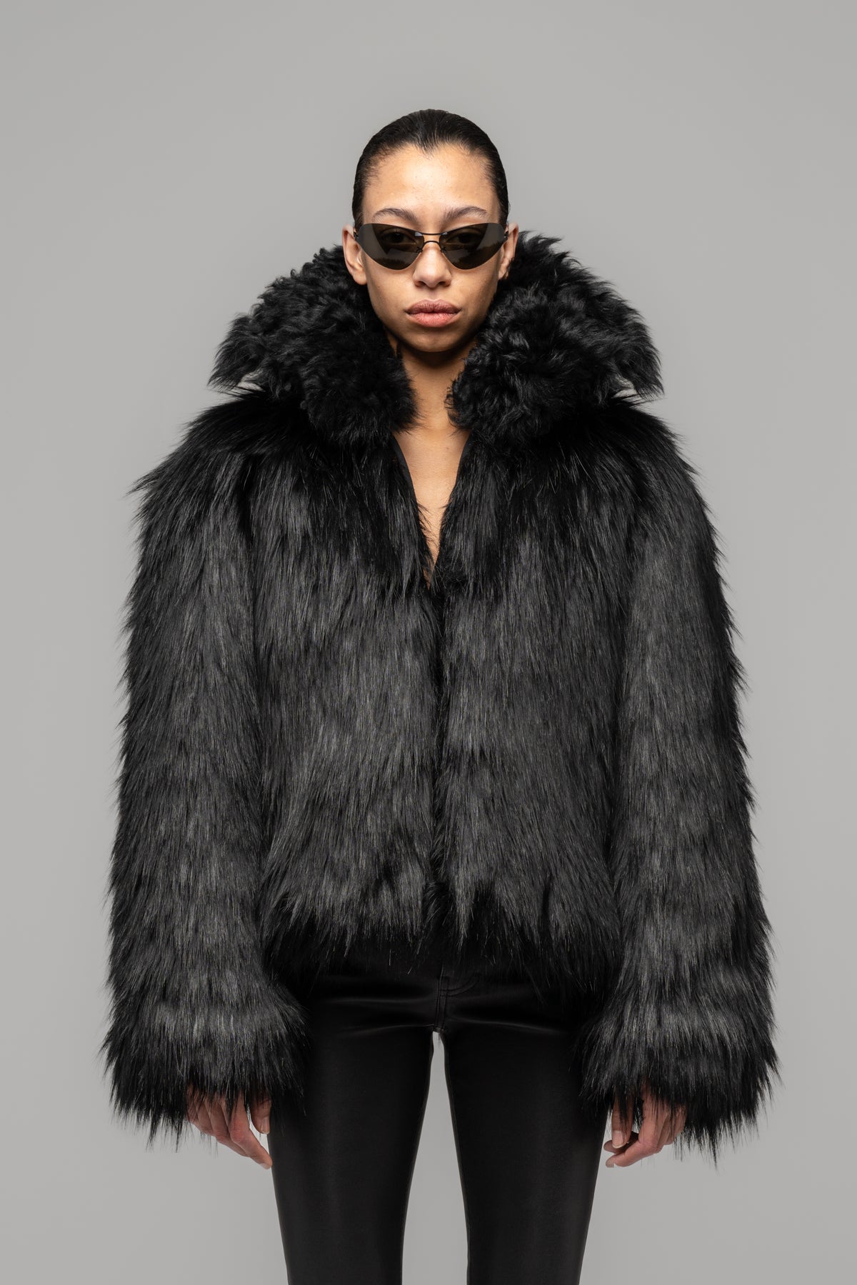 "JOSEPHINE" FAUX FUR JACKET