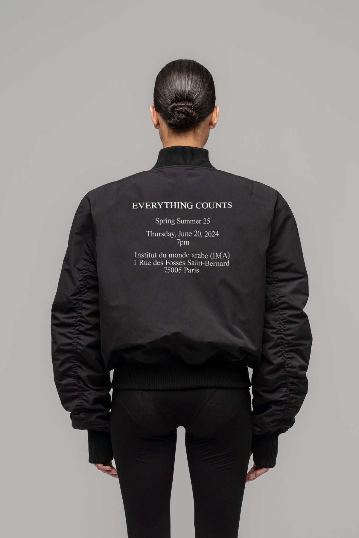 "GUEST LIST" CLASSIC BOMBER JACKET