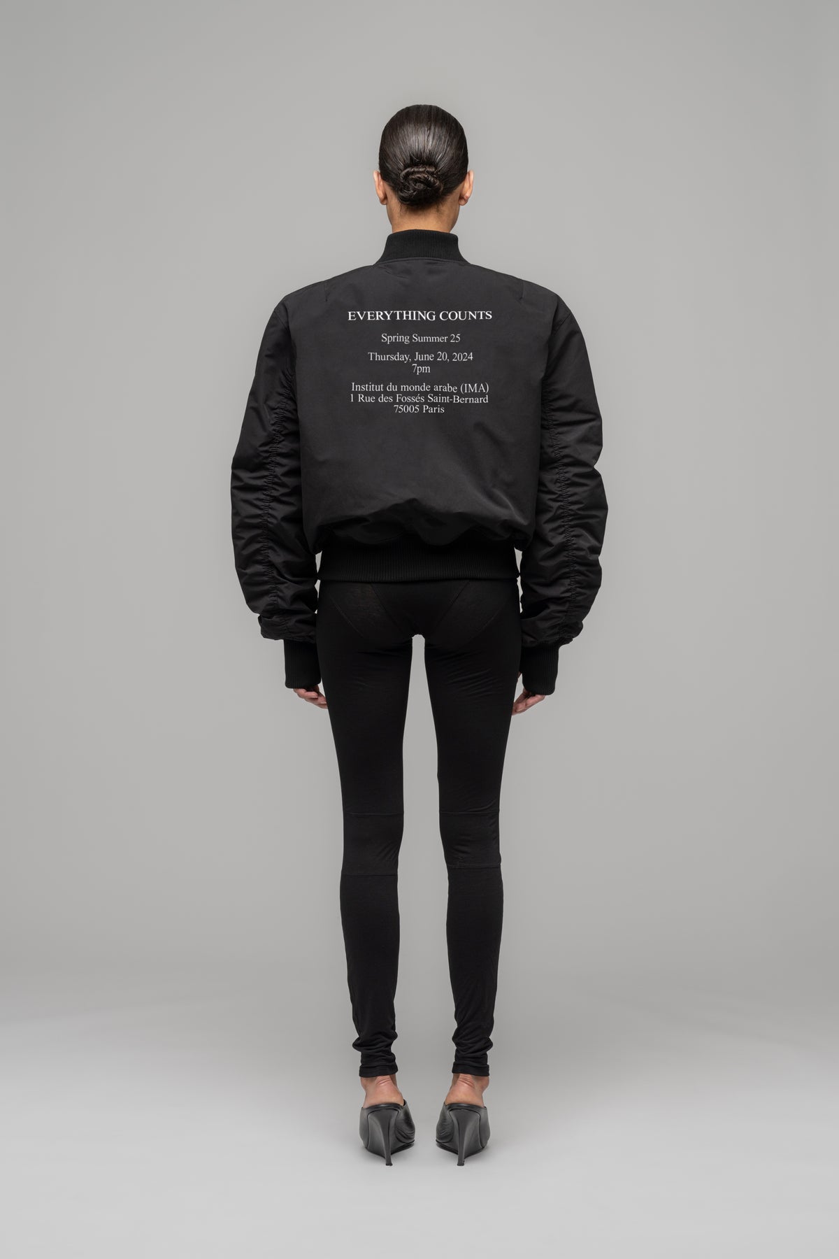 "GUEST LIST" CLASSIC BOMBER JACKET