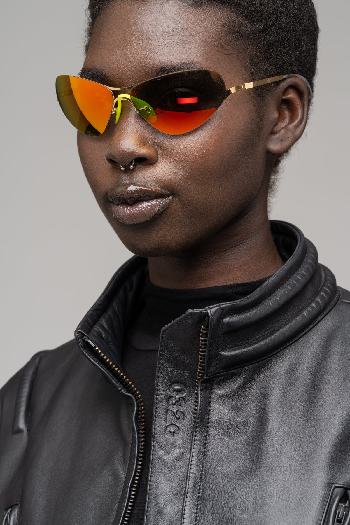 MYKITA | 032c ALPINE Sunglasses Orange Flash