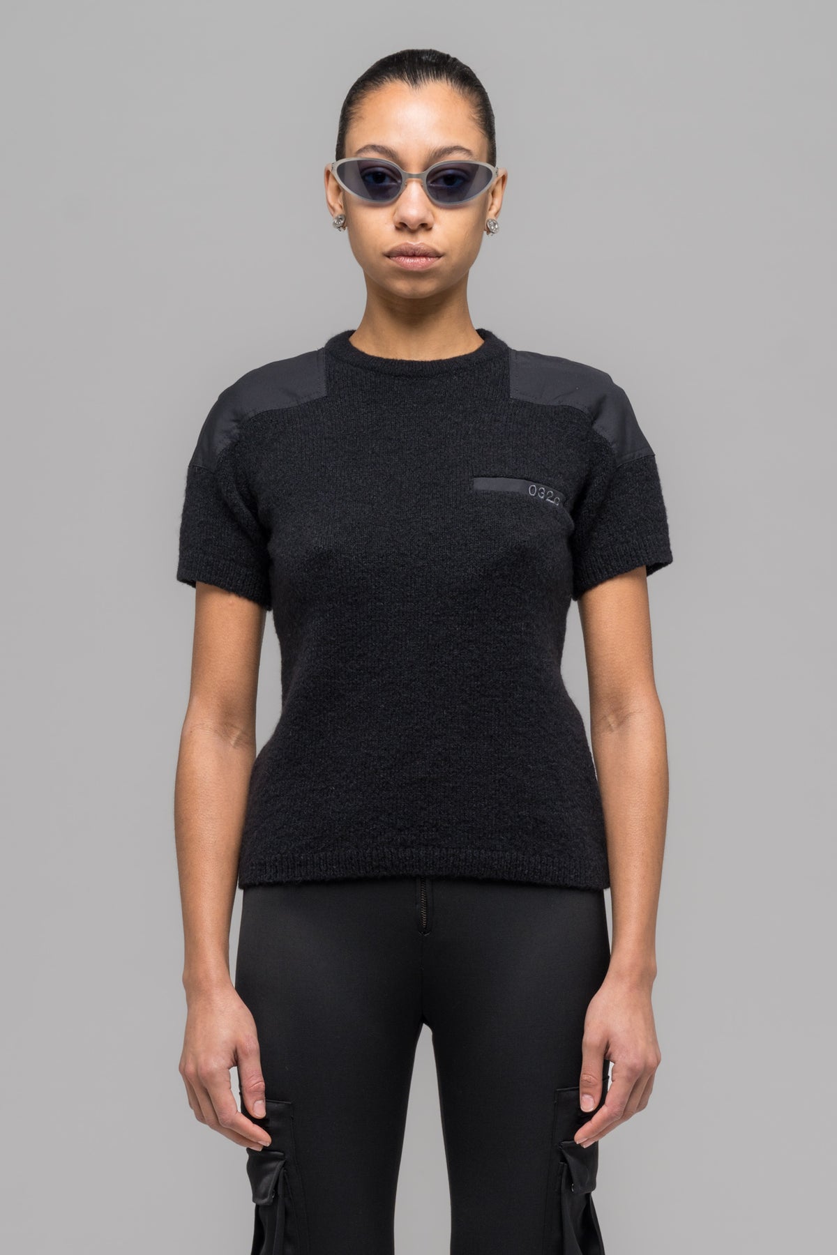 "FLUFFY" KNIT T-SHIRT