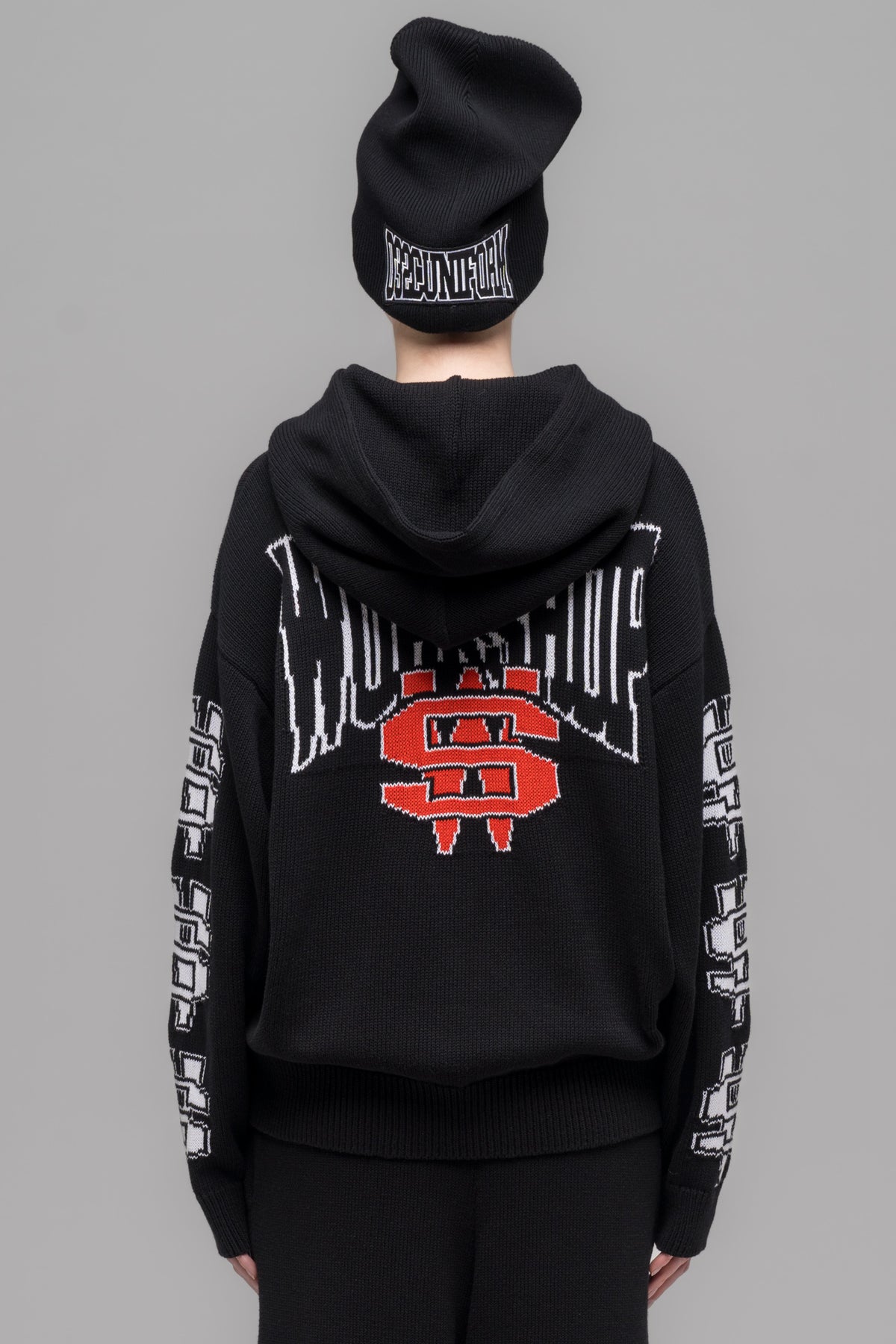 "ONE DOLLAR BILL" KNIT HOODIE
